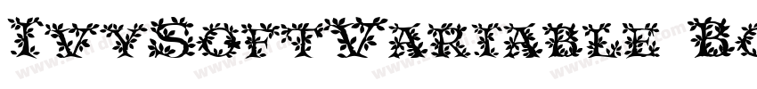 IvySoftVariable Bold字体转换